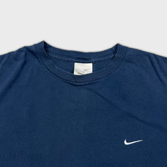 Nike Sportswear T Shirt Mens XL Blue Swoosh Casual Faded Short Sleeve Tee
