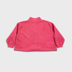 Nike Sherpa Fleece Womens 2XL Pink Therma-Fit Training Pullover Jacket