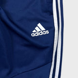 Adidas Track Pants Mens Small Blue Essentials 3 Stripe Training Athletic Jogger