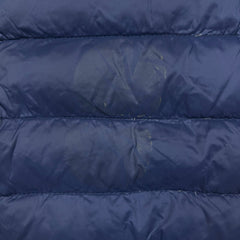 The North Face Jacket Mens Medium Blue Puffer Down 700 Full Zip Outdoor Coat