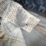 Levi's 512 Jeans Mens 30x30 Blue Slim Taper Medium Wash Distress Stretch Denim Pants