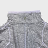 Lululemon Full Tilt Sweatshirt Womens Size 8 Gray 1/4 Zip Sportswear 3M Pullover