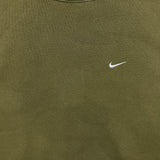 Vintage Y2K Nike Sportswear Sweatshirt Mens Large Green USA Faded Pullover