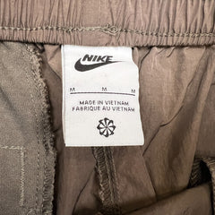 Nike Sportswear Track Pants Mens Medium Brown Swoosh Relaxed Athletic