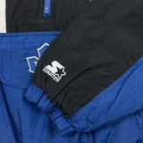 Vintage 90s Starter Toronto Maple Leafs Heavy Jacket Mens XL Blue 1/4 Zip NHL Hockey Coat