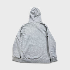 Adidas Originals Hoodie Mens Small Gray Trefoil Spell Out Hooded Sweater