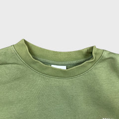 Nike Sportswear Sweatshirt Mens Medium Green Swoosh Pullover Crewneck