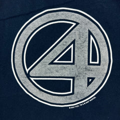 Vintage 2007 Fantastic Four T Shirt Mens Large Blue Silver Surfer Movie Promo Tee