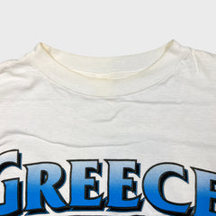 Vintage 1994 Greece FIFA World Cup T Shirt Mens XL White Soccer Sports Tee