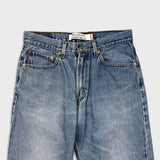 Vintage Y2K Levi's 550 Jeans Mens 32x27 Blue Relaxed Fit Straight Leg Medium Wash Baggy Denim Pants