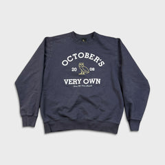 October's Very Own Sweatshirt Mens Large Gray Collegiate OVO Same City Same Friends Crewneck