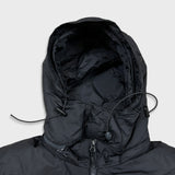 Vintage 90s Starter Vest Jacket Mens Large Black Full Zip Puffer Down