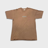 Vintage 90s Mossimo T Shirt Mens Medium Brown Faded Single Stitch Distressed Tee