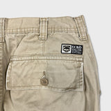 Vintage Y2K Ecko Unltd Pants Mens 30x30 Beige Relaxed Fit Wide Leg Baggy Cargo