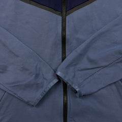 Nike Sportswear Hoodie Mens 2XL Blue Tech Fleece Full Zip Hooded Sweater