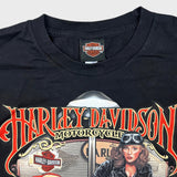 2025 Harley Davidson T Shirt Mens Medium Biker Pin Up Girl Ontario Tee