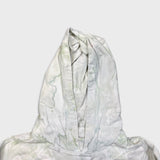 Lululemon LA Pullover Hoodie Womens Size 2 White Watercolor Wash Hooded Sweater