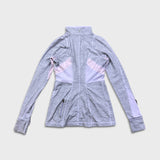 Lululemon Full Tilt Sweatshirt Womens Size 8 Gray 1/4 Zip Sportswear 3M Pullover