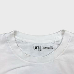 Uniqlo Dragon Ball Z T Shirt Mens Medium White Red Ribbon Androids Anime Tee