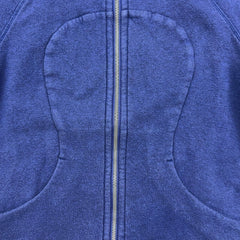 Lululemon Scuba Hoodie Womens Size 8 Blue Full Zip Sports Hooded Sweater