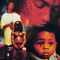 Lil Wayne Tha Carter T Shirt Mens Large Black Young Money Graphic Rap Tee