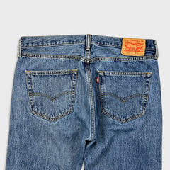 Levi's 501 Jeans Mens 36x30 Blue Original Fit Straight Leg Medium Wash Denim Pants