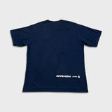 AAPE By A Bathing Ape Mens XL Blue One Point Spell Out Graphic Pocket T Shirt