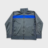 Nike Sportswear Sweatshirt Mens Medium Gray Swoosh Full Zip Tracksuit Top