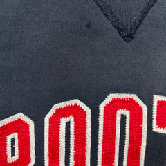 Vintage 90s Roots Athletics Sweatshirt Mens XL Blue Sun Faded Distressed Pullover
