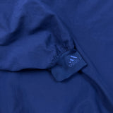 Vintage 90s Adidas Golf Jacket Mens Medium Blue Essentials 3 Stripe Windbreaker Bomber