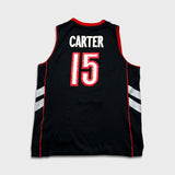 Vintage 90s Nike Vince Carter Toronto Raptors Jersey Mens XL Purple Stitched NBA