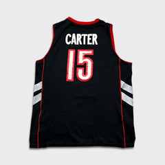 Vintage 90s Nike Vince Carter Toronto Raptors Jersey Mens XL Purple Stitched NBA