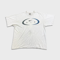 Vintage 90s Nike Air T Shirt Mens XL White Center Swoosh Sportswear Tee