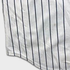 Vintage Majestic New York Yankees Jersey Mens Large White Sports MLB Baseball