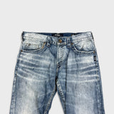 Silver Jeans Co. Zac Mens 34x32 Blue Relaxed Fit Straight Leg Light Wash Denim Pants