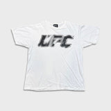 Vintage Y2K UFC T Shirt Mens Large White Logo Fighting Graphic Tee