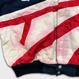 Vintage 90s Jeff Hamilton NASCAR Jacket Large USA Dale Jarret Ford Racing Quality Care