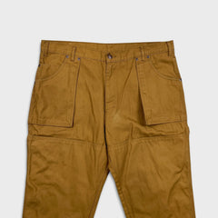 Dickies Pants Mens 40x32 Beige Double Knee Carpenter Hammer Loop Workwear Canvas