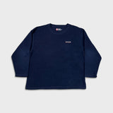 Vintage 90s Chaps Ralph Lauren Fleece Mens Large Blue Spell Out Pullover Jacket