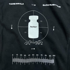 2021 Tame Impala Hoodie Mens Large Black Slow Rush Concert Tour Graphic Pullover