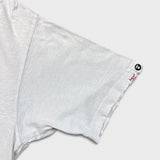 AAPE By A Bathing Ape T Shirt Mens Large White Distressed Monogram Moon Face Tee