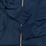 Lululemon Uba Hoodie Softshell Womens Size 8 Blue Sportswear Full Zip Sweater