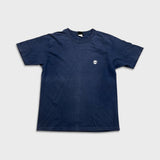 Vintage 90s Timberland T Shirt Mens Medium Blue Original USA Faded Graphic Tee