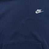 Nike Sportswear Hoodie Mens Medium Blue Swoosh Pullover Hooded Sweater