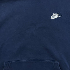 Nike Sportswear Hoodie Mens Medium Blue Swoosh Pullover Hooded Sweater