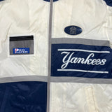 Vintage 90s New York Yankees Pro Player Jacket Mens XL White MLB Windbreaker