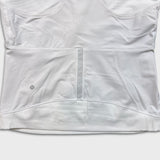 Lululemon Winter Sprinter Hoodie Womens Size 12 White 1/2 Zip Hooded Sweater