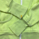 Lululemon Scuba Hoodie Womens Size 2 Green Full Zip Sports Hooded Sweater