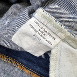 Vintage Y2K Levi's 619 Jeans Mens 36x25 Blue Straight Orange Tab Dark Wash Denim Pants