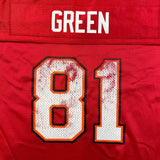 Vintage 1998 Starter Jacquez Green Tampa Bay Buccaneers Jersey Mens Large Red NFL